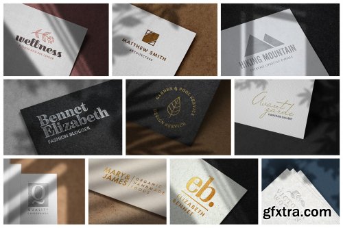 CreativeMarket - Modern Luxury Logo Mockup Set 1 5109680