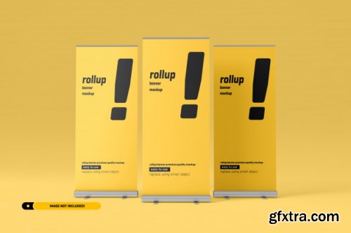 Rollup or x-banner mockup