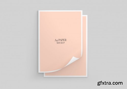 A4 flyer mockup