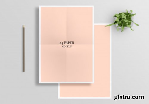 A4 flyer mockup