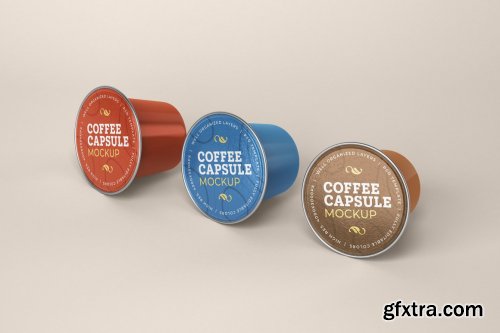 CreativeMarket - Coffee Capsule Mockup | Packaging 5135762