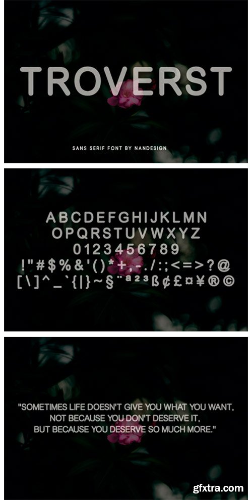 Troverst Font