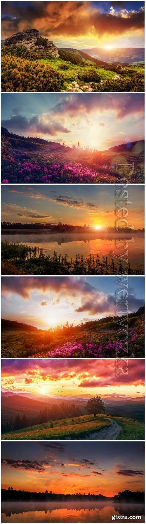 Beautiful sunsets and nature Beautiful sunsets and nature