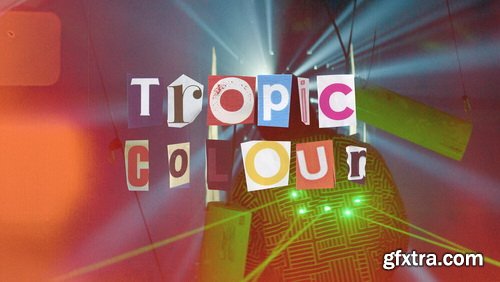 Tropic Colour - CUTOUT LETTERS & NUMBERS