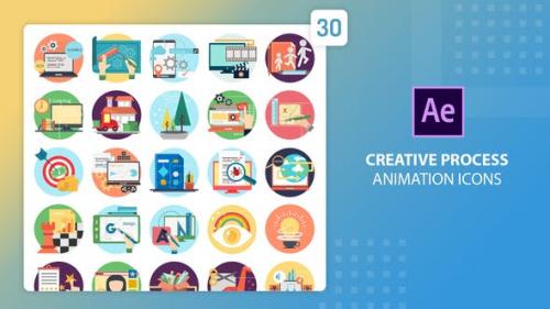 Videohive - Creative Process Animation Icons | After Effects
