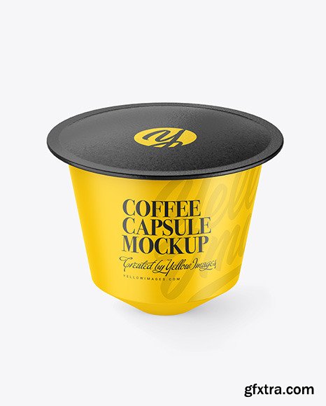 Matte Coffee Capsule Mockup 63090