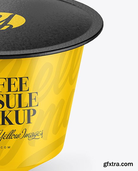 Matte Coffee Capsule Mockup 63090