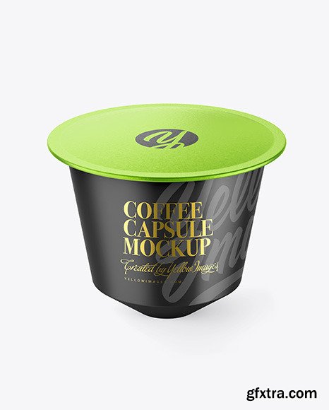 Matte Coffee Capsule Mockup 63090