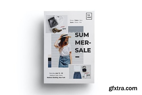 Summer Sales Fashion Flyer