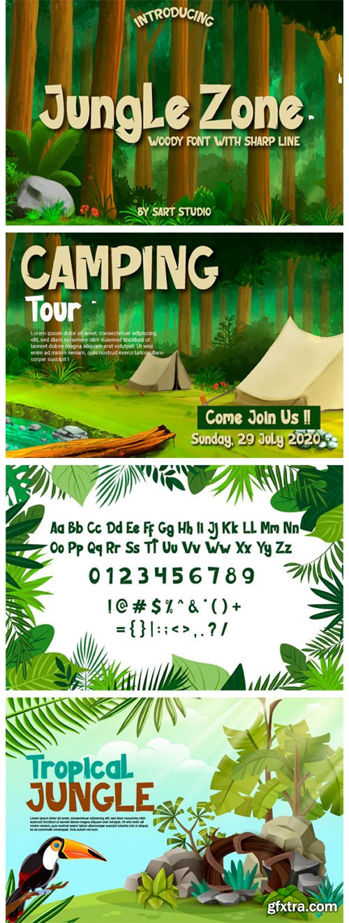 Jungle Zone Font