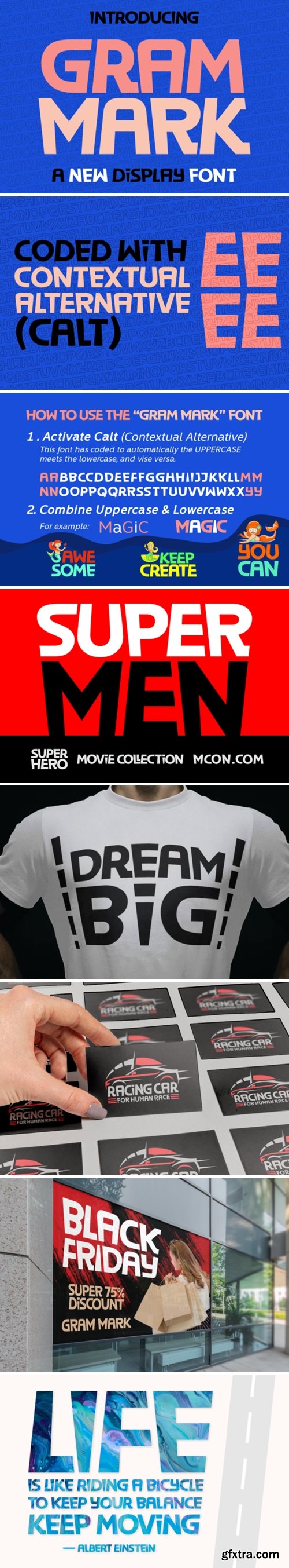 Gram Mark Font
