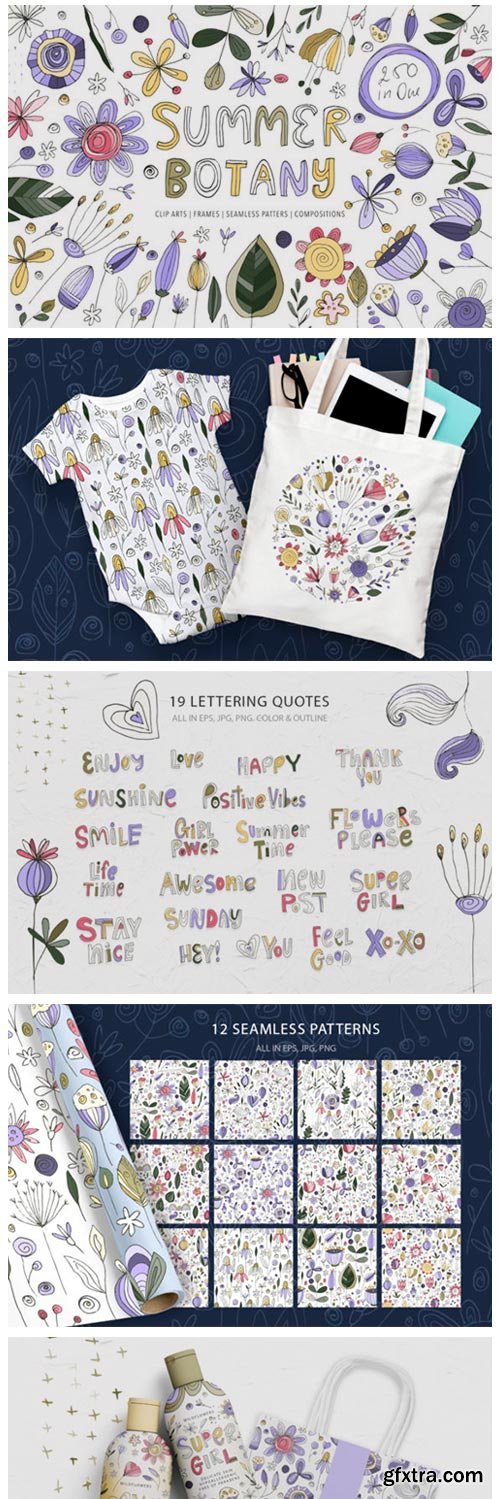 Summer Botany - Floral Graphic Pack 4546455