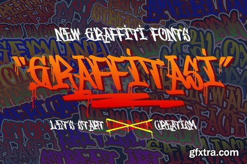 Grafitasi GJ - Display Font Grafitasi GJ - Display Font