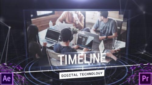 Videohive - Digital Techonology Timeline