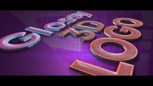Videohive - Glossy 3D Logo reveal