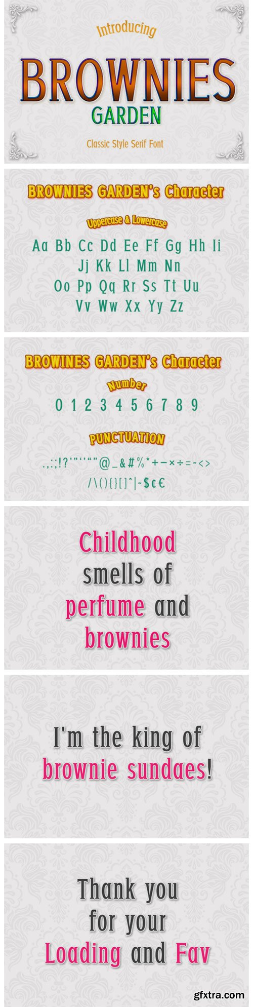 Brownies Garden Font