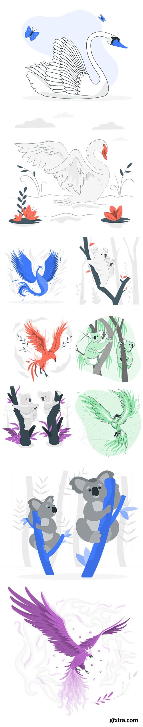 Colorful Animals Collection Set Vol 2