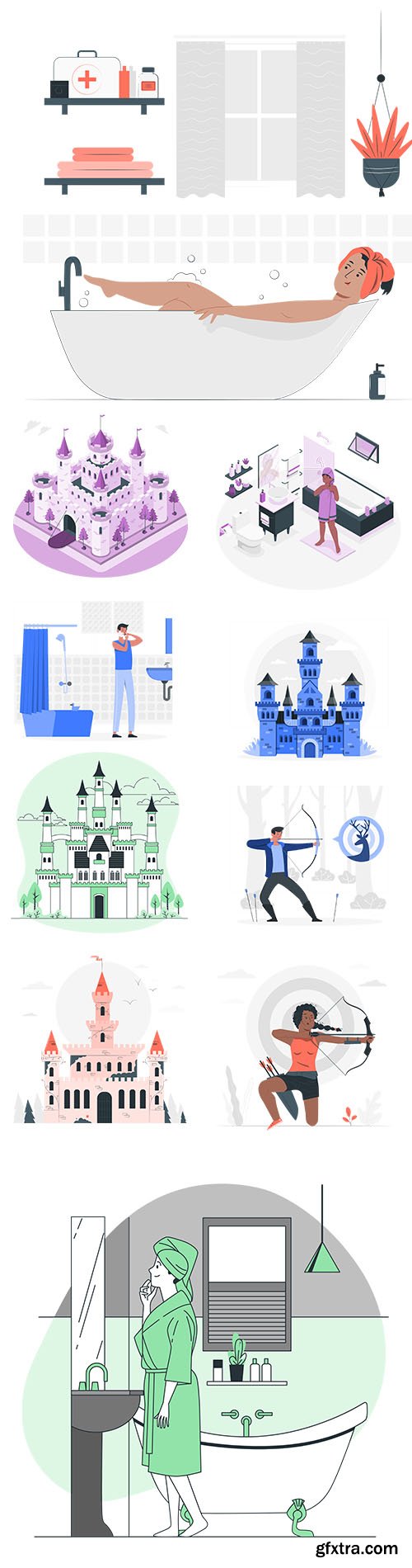 People Live Situations Colorful Collection Vol 2