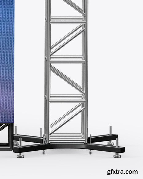 Stage Video Wall Mockup - Front View 63367