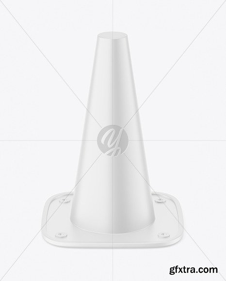 Matte Plastic Cone Mockup 63299