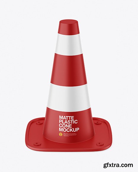 Matte Plastic Cone Mockup 63299