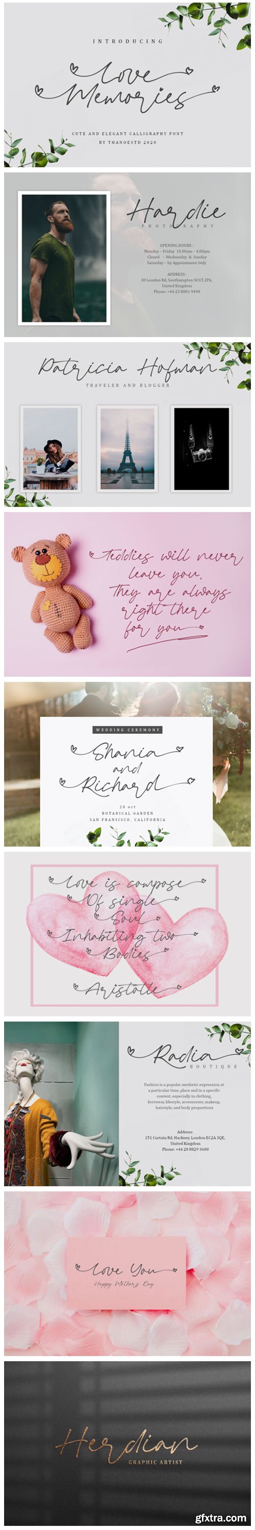 Love Memories Font