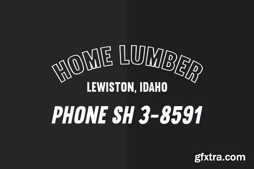 Brotherton Vintage Sans Serif Font Typeface