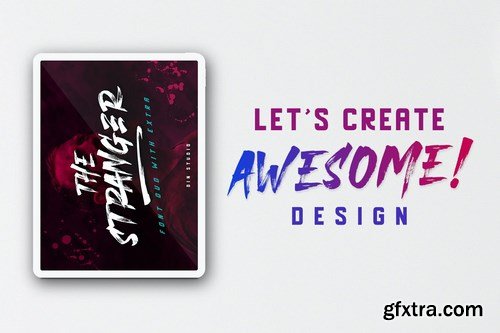 Stranger Font Duo + Extras