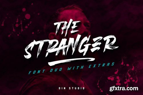 Stranger Font Duo + Extras
