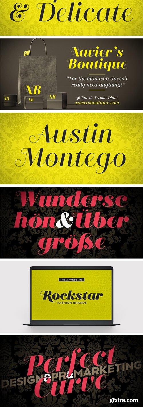 Didonesque Script Font Family Didonesque Script Font Family