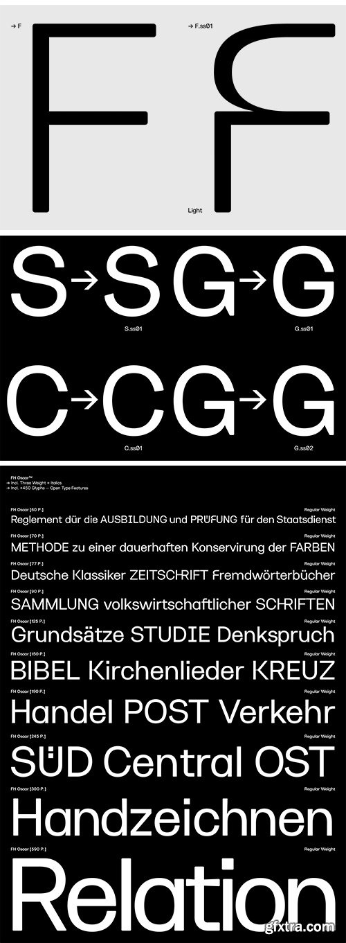 FH Oscar Font Family
