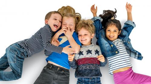 Children Smiling Happiness Friendship Togetherness - 7472