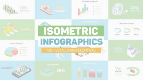 Videohive - Isometric Infographics