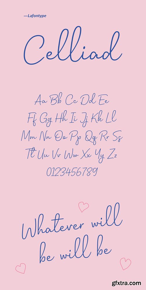 Celliad - Handwriting Typeface