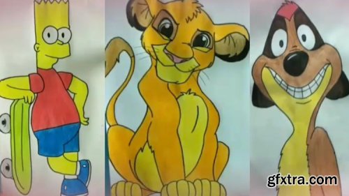 How to draw cartoon characters ? » GFxtra