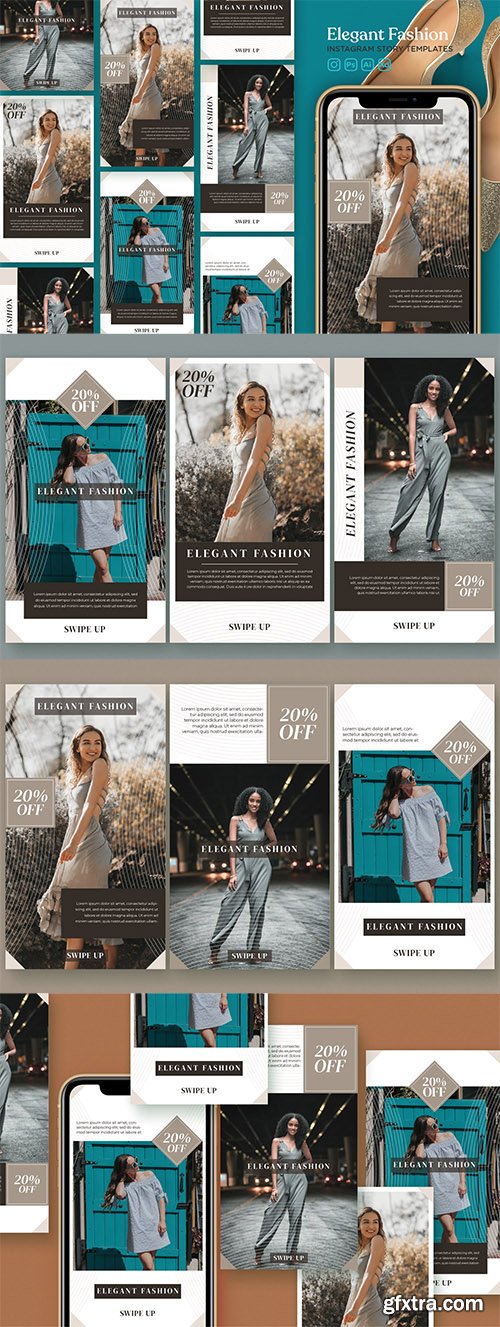 Instagram Story Template Vol.23 Elegant Fashion