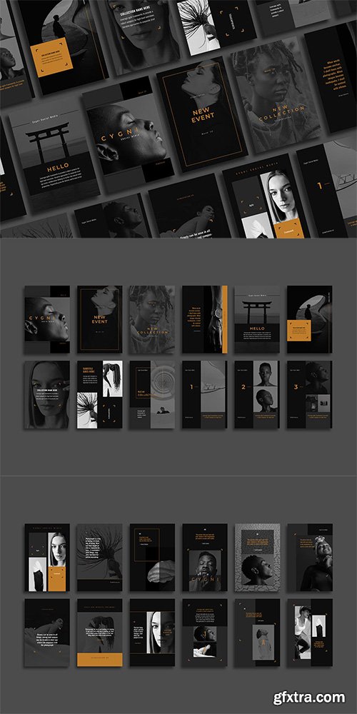 Cygni Pinterest Templates