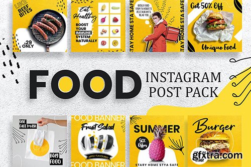 Restaurant Instagram Post Template