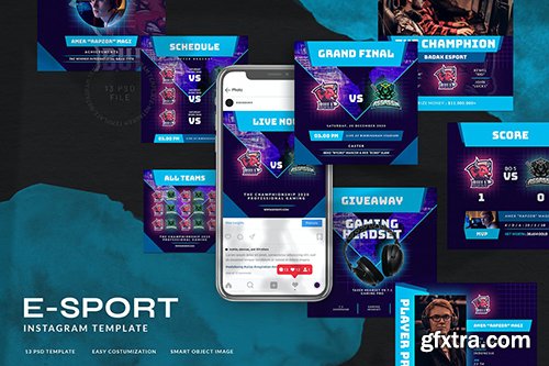 eSport & Gaming Instagram Template V.08