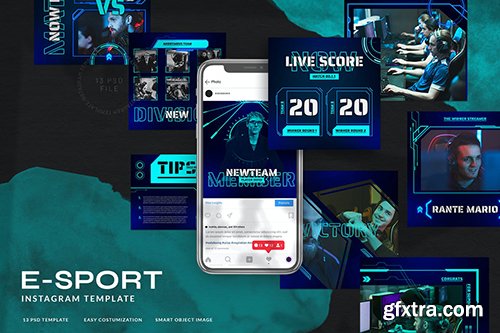 eSport & Gaming Instagram Template V.06