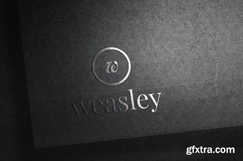 Embossed Logo Mockup