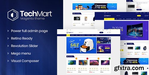 ThemeForest - Techmart v1.3.1 - Multi-Purpose Responsive Magento2 Theme (Update: 3 March 20) - 21086483