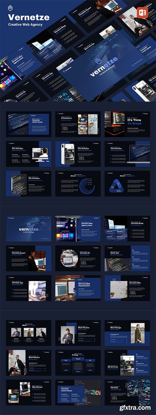 Vernetze - Creative Web Agency PowerPoint Template