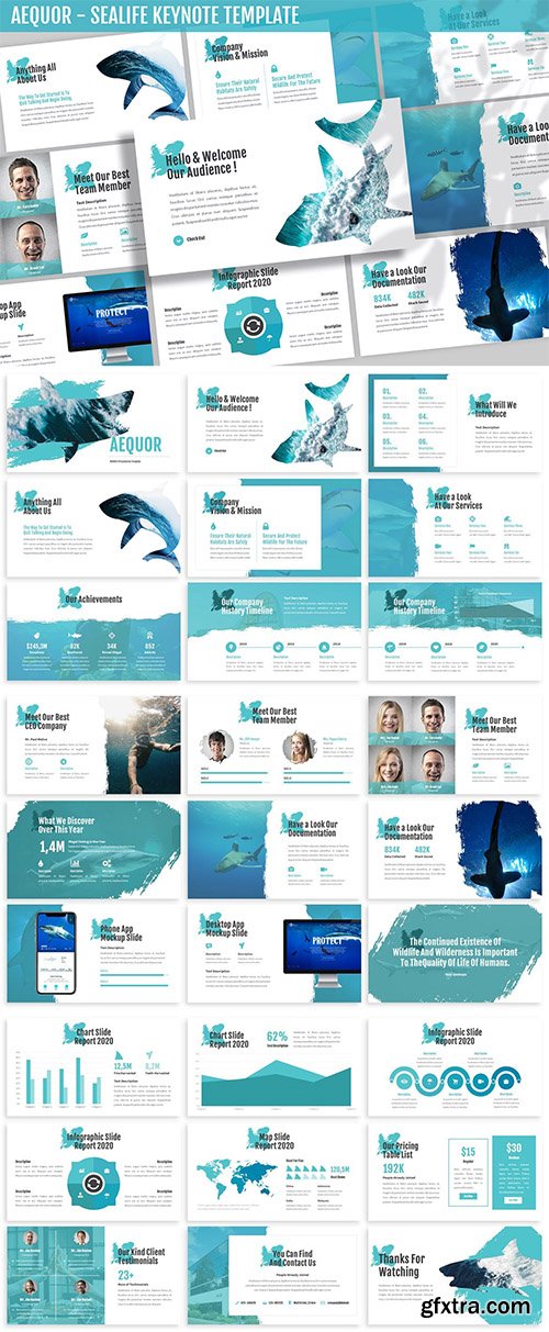 Aequor - Sealife Keynote Template