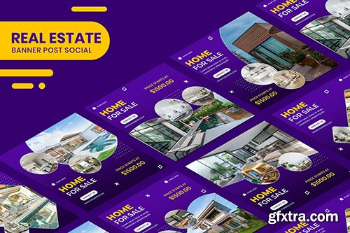 Real Estate Banner Instagram Stories Templates