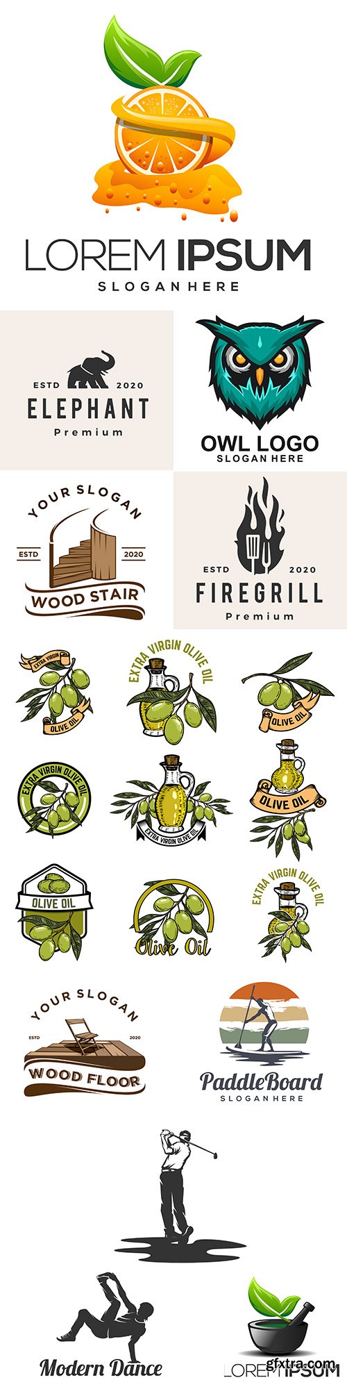 Brand name company logos business corporate design 24
