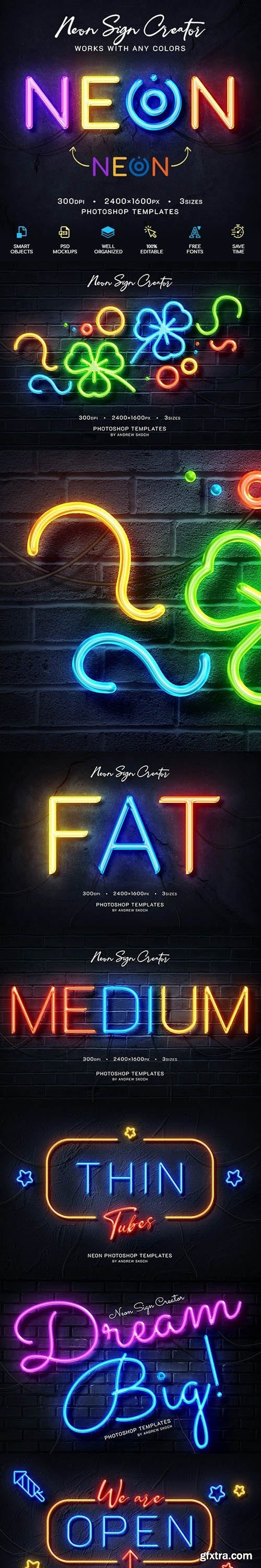 GraphicRiver - Neon Wall Logo Creator 27592881