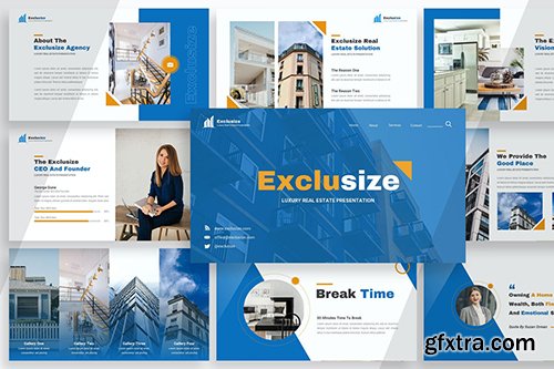 Exclusize - Real Estate Powerpoint, Keynote and Google Slides Exclusize - Real Estate Powerpoint, Keynote and Google Slides