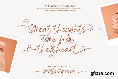 CM - Pretty Queen - Chic Brush Font 5170606 CM - Pretty Queen - Chic Brush Font 5170606