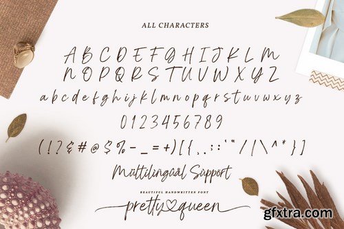 CM - Pretty Queen - Chic Brush Font 5170606